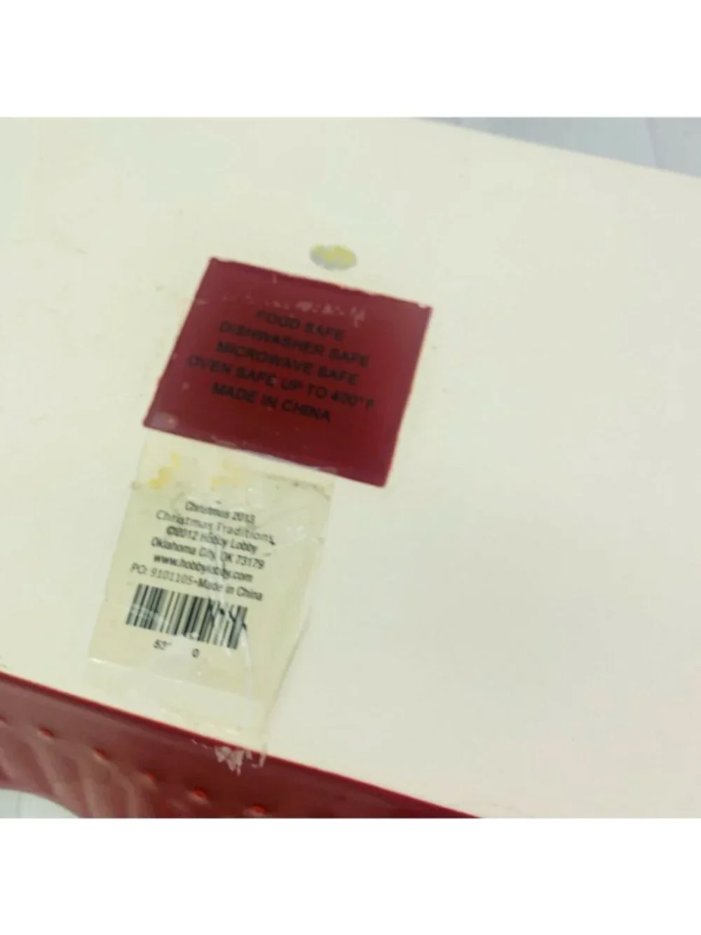 Hobby Lobby CHRISTAMAS TRADITION 2013 Rectangle Speckled Large 4 Qt Baking Pan
